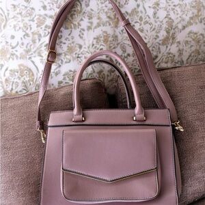 Elegant Mauve Shoulder Bag
